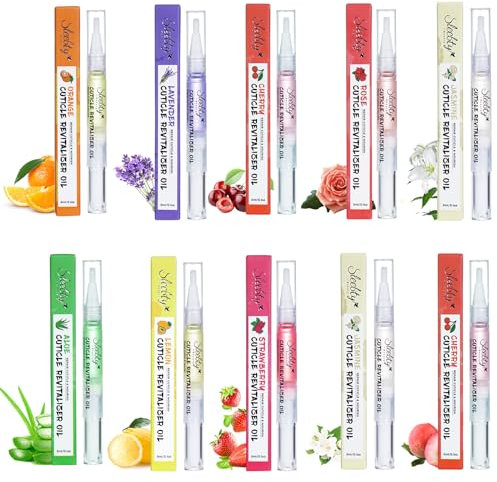 Rosarden Cuticle Oil Pens - Nail Nutrition Pen - 2PCS Nail Revitalize Oil Pen Set for Nail Care ，Nail Oil Pens with Natural Ingredients Repairing (8PCS)