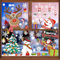 BBLIKE 8 Blätter Fensterbilder Weihnachten, Fensterbilder Weihnachten Selbstklebend, Weihnachtsfensterbilder mit schneeflocken, Weihnachtsbilder Fenster für Glastüren, Tür, Window, Weihnachten, Advent