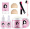 8 Stück Frauen Perücken Kit, Ersatz unsichtbare Kleber, Perücke Kleber Entferner, Haar Wachs Stick, Styling Rand Kontrolle Gel, elastische Perücke Schmelzen Band, Perücke Caps, Rand Kontrolle Pinsel
