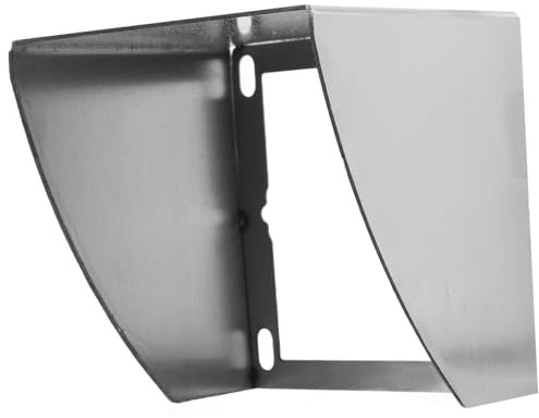 Homoyoyo Cubierta De Lluvia De Acero Inoxidable Cubierta Del Timbre Del Timbre Tapa Tomas Exterior Caja De Enchufe De Pared Cubierta De Timbre De Metal Tapa De Protección Carro De Bateria