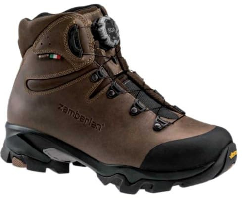 Zamberlan Stivali 4015 Leopard FGL GTX RR BOA WL GORE-TEX da uomo per caccia, montagna, escursionismo, trekking, marrone, marrone, 42 EU