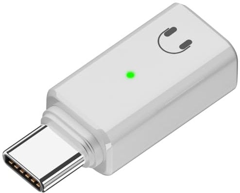 AuviPal Adaptateur USB C vers Lightning audio, USB C mâle vers Lightning pour casque d'écoute femelle pour iPhone Série 15, iPad, MacBook et autres appareils de type C