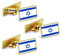 Pack of 12 Israel Flag Lapel Badge Pins Bulk - Metal Israeli Jewish National Lapel Pin Badges Brooches Jewelry Gift For Bags Clothes