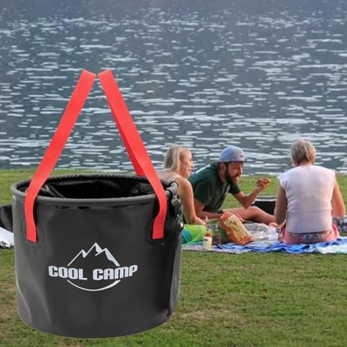 20L Folding Water Bucket, Outdoor Fishing Trip Beach Camping Basin Storage, Use As A Camping Bag Or Water Container, Wash Basin, Washing Machine