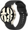 Vancle Armband für Samsung Galaxy Watch 6 - Silikon Sport Ersatzarmbänder für Damen und Herren, 40mm, 44mm, 43mm, 47mm (Schwarz)