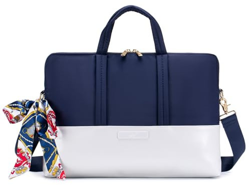 SPAHER Bolso Portatil Mujer 15,6 Pulgadas Funda Portatil Maletin Portatil Profesor Bolso Portadocumentos Mujer Bolsa Ordenador Portatil Trabajo Maletin Oficina Messenger Laptop Bag