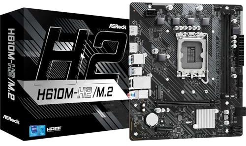 ASRock Motherboard H610M-H2/M.2 LGA 1700 Intel H610 - EAN Brand: 4710483946929