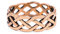 Windalf Irischer Ring AKASA 6 mm Keltischer Knoten Partnerring Ehering Bronze (58 (18.5))