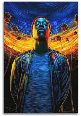 RTHGKTNG Poster der TV-Serie Snowfall, dekoratives Gemälde, Leinwand, Wandposter und Kunstdruck, modernes Familienschlafzimmer-Dekor-Poster, 40 x 60 cm