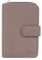 FAGOLA - Portefeuille 2 Volets Stop RFID - Compatible Cartes de crédit, CNI et permis de Conduire - pour Femme - Collection Émy - Gris