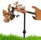 Trommler Windmühle Gartendekoration Wetterfahne Metall Retro Steampunk Garten Windrad Gartenskulptur Perkussionisten Musikfiguren Gartendeko Figuren Für Garten Im Freien Terrasse Rasen Hinterhof
