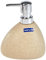 WENKO Seifenspender Pion Beige, 14.5 x 9 x 11.5 cm