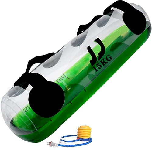 YZBBSH Alternative Sandsack Fitness Wassersack Power Bag 15kg 25kg 35kg Gewichtstasche Verstellbare mit Wasser Core und Balance Trainer Tragbares Stabilitäts für Fitnessgerät,15kg