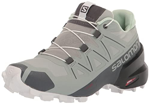 Salomon Speedcross 5 Damen Trail Running Schuhe, Grip, Stabilität, Passform, Wrought Iron, 42