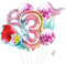 Meerjungfrau Geburtstag Party Dekoration Set 3 Jahre Mädchen Bunt Meerjungfrau Ballon 40 XXL Zahl 3 Zahlen Ballon 3. Kinder Geburtstag Mädchen FolienBallon LatexBallons meerjungfrau Ballon Deko