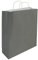 goodsforbusiness GmbH 50 x Papiertaschen grau, Gr. 22 x 10 x 28,5 cm | Papiertüte mit Papier-Kordelgriff | sehr stabile Papiertüten aus 100g/qm Kraftpapier