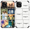 Bitrue Personalized Picture Phone Case for iPhone 16 15 14 13 12 11 Pro Max XR X Xs Max 8 7 6 5 Plus se 2022,Custom Multiple iPhone Case Artificial Leather Material,Four-Corner airbag is Anti-Drop