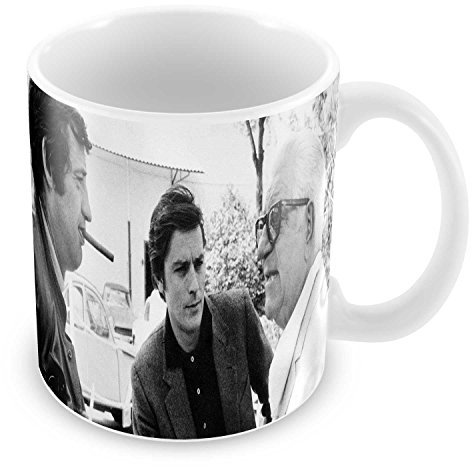 Tasse Stars Kino Francais Jean Paul Belmondo Alain Delon und Gabin Celebrité Comödie