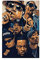Poster Biggie Notorious 2pac Jay-Z N.W.A Hip Hop Legend Star Collage Leinwand Ölgemälde Kunst Wandbilder Wohnzimmer Wohnkultur Ost und West Rap Poster Leinwanddruck Kunst ungerahmt,60×80cm