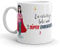Kembilove Taza la mejor Embarazada del mundo – Mensaje En esta Taza Bebe una Super Embarazada – Regalo Mujer original – Regalos originales para Embarazadas – Regalos Personalizados Originales