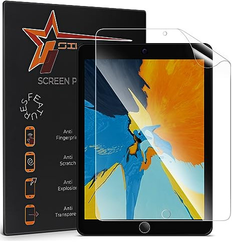 SILCOSTAR Ultra HD Clear Plastic Screen Protector Guard Suaitable For iPad Air 9.7 2013 Model/Apple iPad Air 2 9.7 2014 Model (iPad 5/ipad 6) 9.7- 1 Pack
