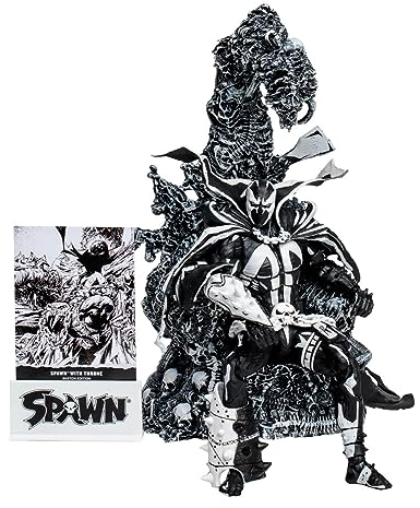 McFarlane Toys Spawn with Throne Sketch Edition SDCC 2023 Exclusive Action Figure Set, Mehrfarbig