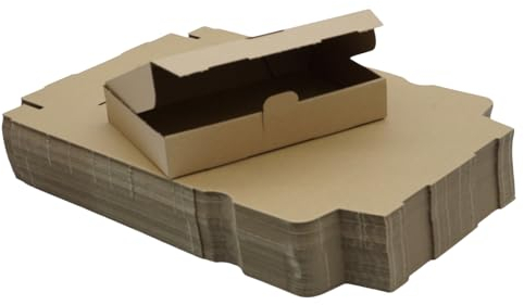 100 Stück Maxibriefkartons 240 x 160 x 45 mm (außen) - MB 3 - FEFCO 0426 - braun für Warenpost Warensendung Büchersendung Briefversand - elb-verpackungen