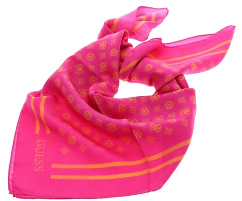 GUESS Emiliee Scarf Fuchsia Logo