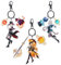 UTIEHD Genshin Impact Charakter-Schlüsselanhänger Set, 3 Stück Acryl Figuren Schlüsselanhänger Anime Fanartikel (Lyney/Lynette/Navia)