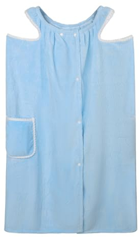 FakeFace Sauna Frottee Bademantel Damen Saunakilt Sauna Kilt Handtuch, Wickel Bademantel Spa Badetuch, Weite Saunasarong Saunatuch Mikrofaser Sarong Kilt für Sport, Dusche, Spa & Strand