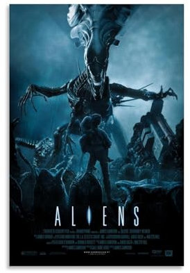 TSNKNP Alien Movie Art Poster Dekorative Malerei Leinwand Wandkunst Wohnzimmer Poster Schlafzimmer Malerei,Wandkunst Bilddruck Moderne Familienzimmer Dekor 12x18inch(30x45cm)