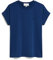 ARMEDANGELS Damen T-Shirt aus Bio-Baumwolle IDAARA Loose Fit Faded Indigo