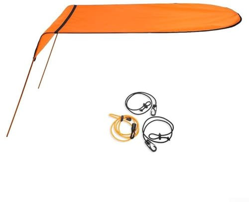 HEBEOT Kajak Boot Kanu Sonnenschutz Baldachin Bootsmarkise für Einzelpersonen 125 x 110 x 65 cm (3)