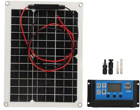 Kit de panneaux solaires 300W DC 12V 24V 50A, étanche IP67, panneau solaire à haute efficacité et contrôleur de chargeur solaire pour camping-car