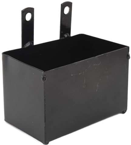 Small Battery Box, Motorcycle Battery Box Holder With Sturdy Structure Cast Iron, Motorcycle Batteries Carrier Case for 50 To 125 ATV Motorbike Dirt Bike
