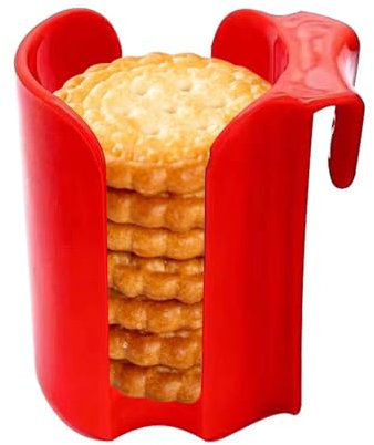 Cookie Dunker Cup Side Handle - Cookie Holder Mug | Plastiic Cookie Organizer | Hanger | Creative Hung Container Cupside Storage | Rack Kitchen Supplies Cup Accessories for Tea Bag