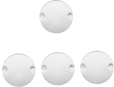 BUGUUYO 4stücke Aquarium Saugnapf Spiegel Für Betta-Fische Acryl Trainingsspielzeug Mit Dekorativem Design Für Mehr Aktivität Und Weniger Langeweile Im Aquarium