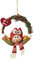 Türkranz Weihnachten,Künstlicher Weihnachtskranz Adventskranz mit Christbaumkugeln und Zweigen Dekokranz,Weihnachtsdekoration Türkranz Außen Adventskränze Geschmückt Streudeko Weihnachten