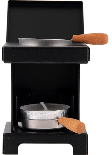 Erzgebirge Palast Huss Räucherkerzen Hockerkocher Unner Klaaner schwarz - 9 cm