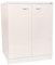 Bonussi Mobile Coprilavatrice da Esterno 68x68x88 cm in Alluminio Bianco