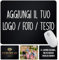 WELCOMAT Tappetino Mouse Personalizzato - 18x23cm - Mousepad, Impermeabile, Antiscivolo, Antipolvere, Per ufficio, Gaming, base in gomma, portatile, Ideale per logo Ufficio, Smart working
