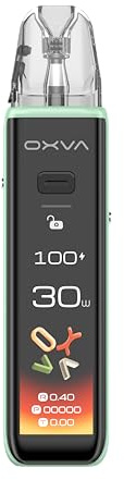 OXVA XLIM 3 Ultra Kit Mint Green – Pod Kit E‑Zigarette mit 1500 mAh Akku, 3 ml Pod, 30 W Leistung, 2,2″ Touchscreen, Top‑Fill & Airflow Slider – MTL & RDL