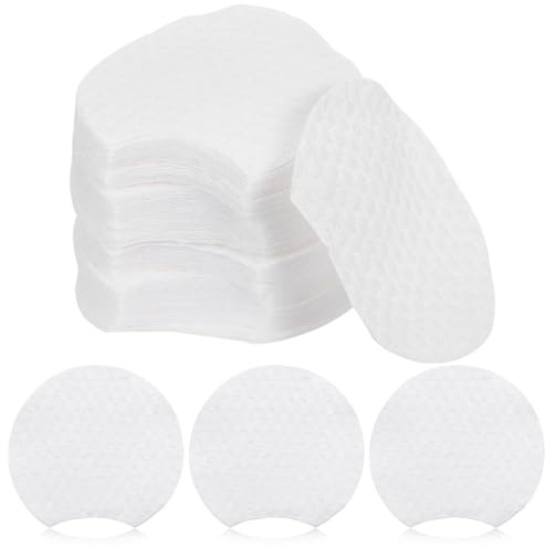 SEWACC 600 Stück Weiße Einweg Gesichtsreinigungspads aus Vliesstoff Weiche Runde Make Up Entferner Pads für Damen zur Sanften Gesichtsreinigung und Schmutzentfernung