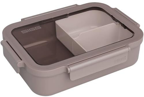 Sigg - NIMO Lunchbox L - Auslaufsicher - Trenner - Mikrowellen- & Spülmaschinengeeignet - BPA-frei - Leicht - Swiss Design - Für Arbeit & Schule - 1.3 L