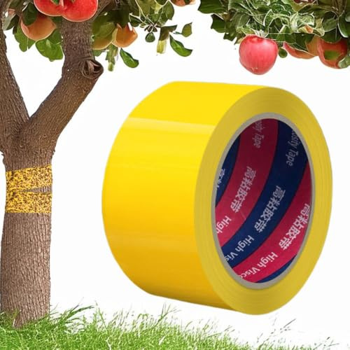Sticky Tree Tape - Strong Adhesive Ant Barrier, 5cmx10m | Fruit Tree Grease Band Tape, Double Sided Strong Adhesive, For Courtyards Patio Balcony Patio Greenhouse Home