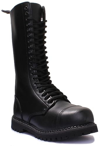 Grinders King CS Mens 20 Eyelet Classic Tall Mid Calf Derby Boots