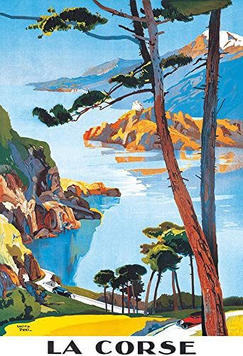 Éditions Clouet 50337 – Poster Touristik, 50 x 70 cm, PLM – Fahrt auf Korsika