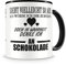Samunshi® Ich denke an Schokolade Tasse Kaffeetasse Teetasse Kaffeepott Kaffeebecher Becher