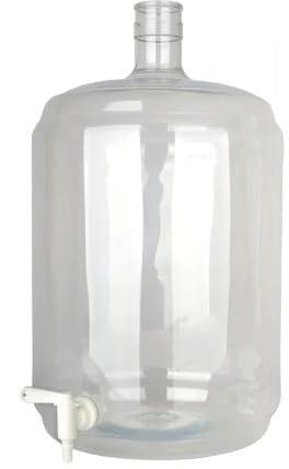 Dame-jeanne PET 23 litres avec robinet