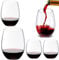 STOBOK 4pcs Shatterproof Plastic Wine Glass Unbreakable PCTG Reusable Transparent Fruit Juice Beer Glasses Cups Age 3+